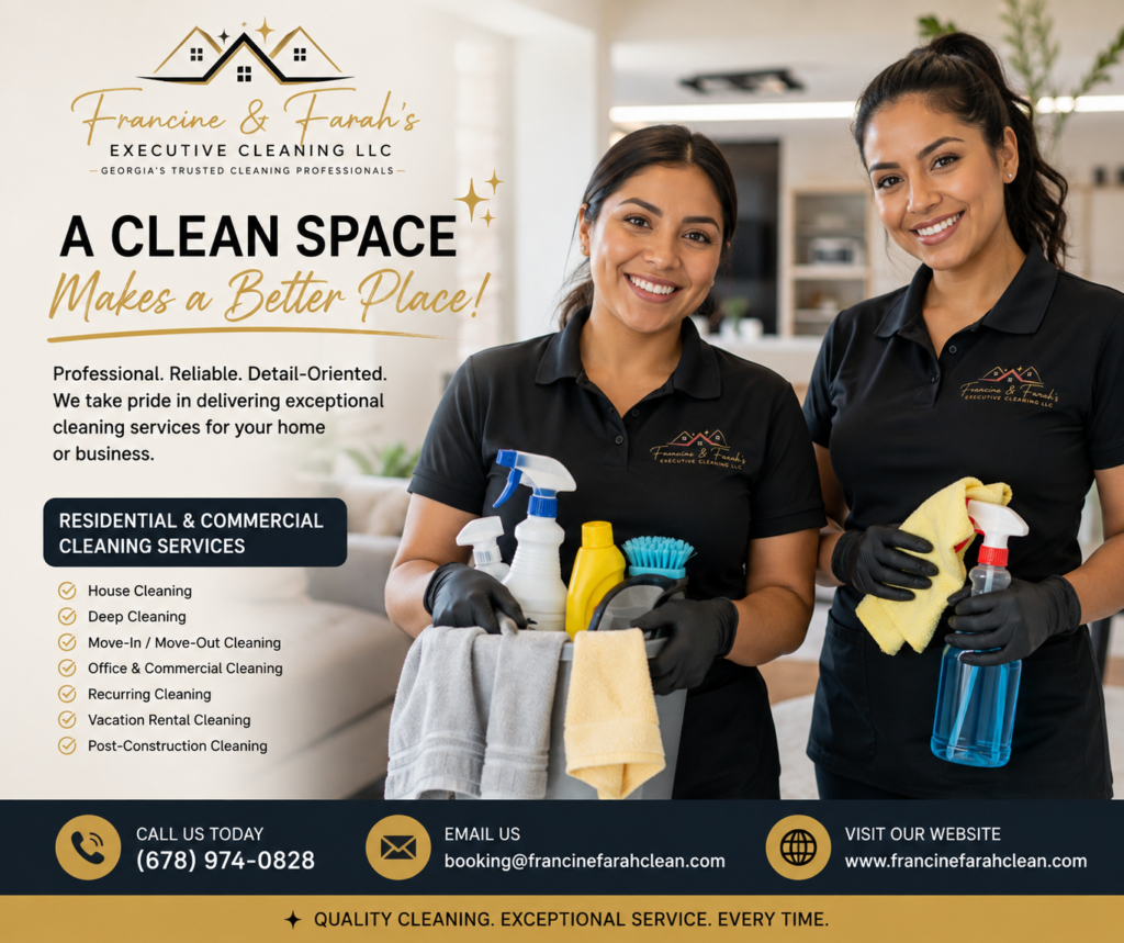Professional Cleaning Services Throughout Georgia